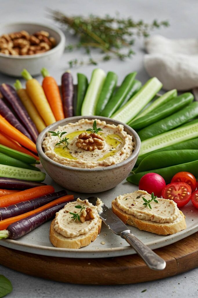 Giada Crudités with Walnut Butter