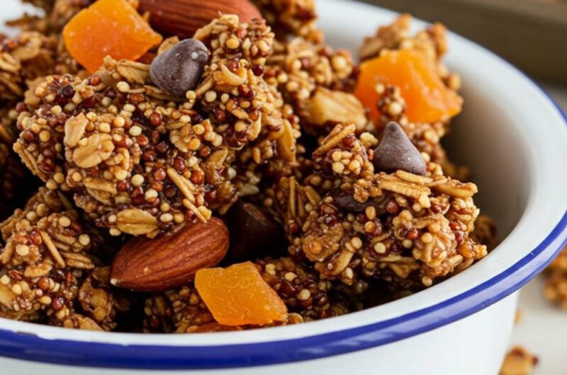 Giada maple and olive oil quinoa granola