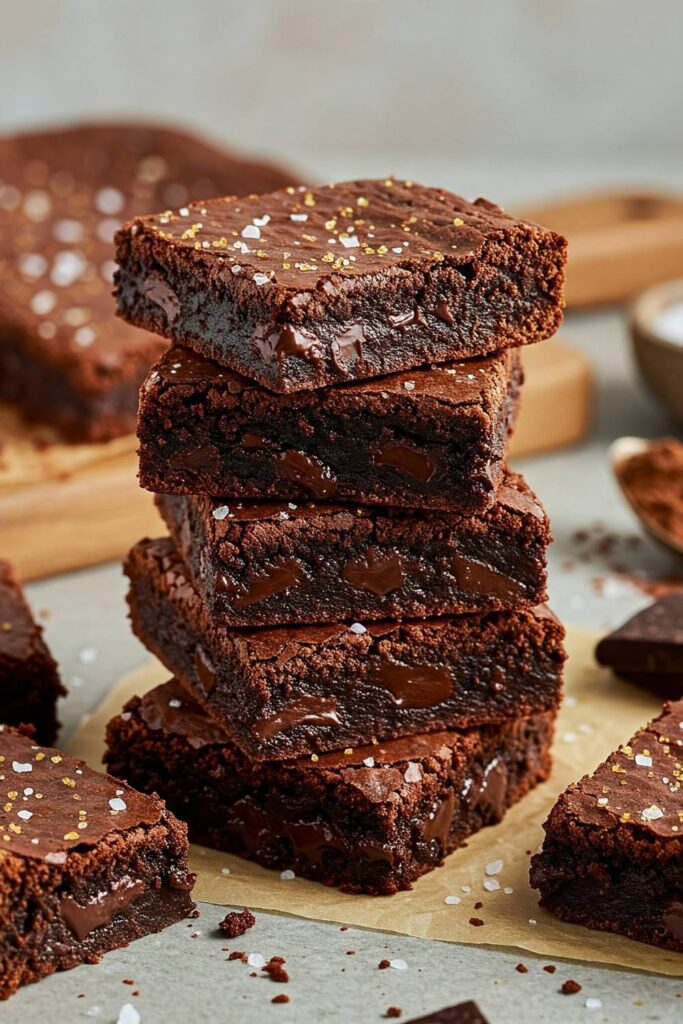 Giada Salted Dark Chocolate Chunk Brownies