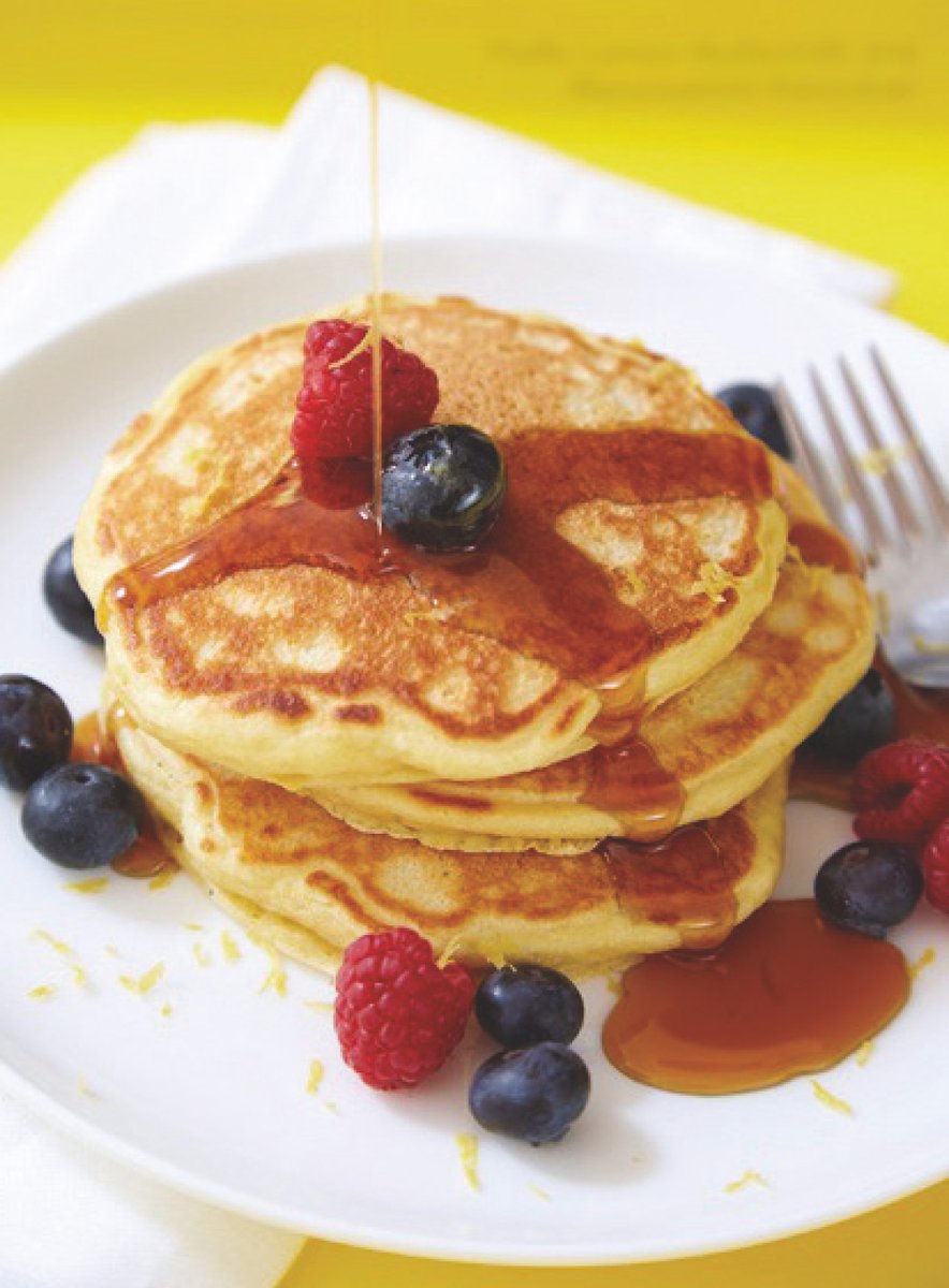 Giada Fluffy Lemon Buttermilk and Mascarpone Pancakes