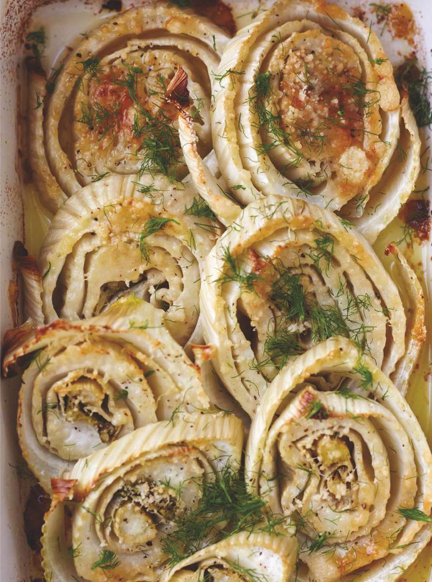 Giada Lemon-Roasted Fennel