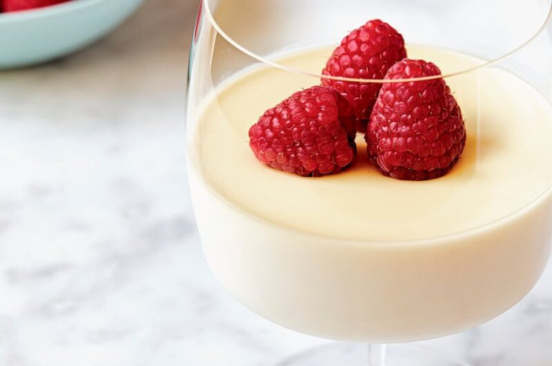 Giada olive oil and honey panna cotta