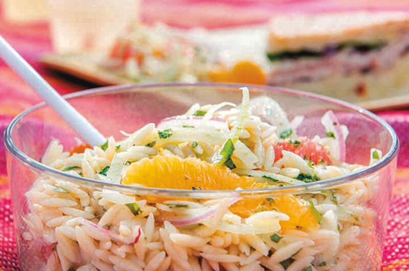 Giada Orzo Salad with Fresh Citrus and Red Onion