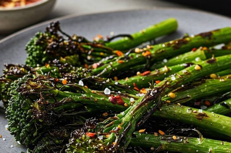 Giada charred broccoli rabe