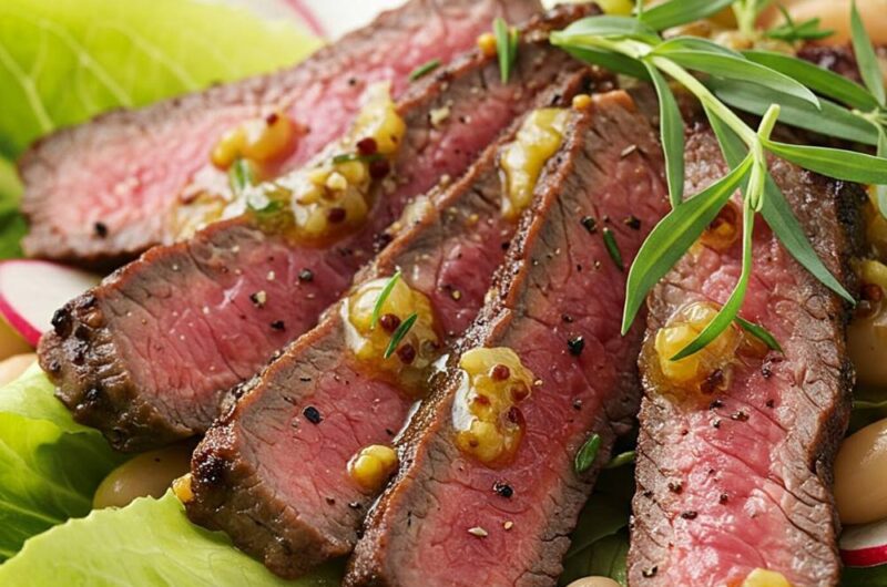 Giada steak salad with white beans and sweet shallot dressing