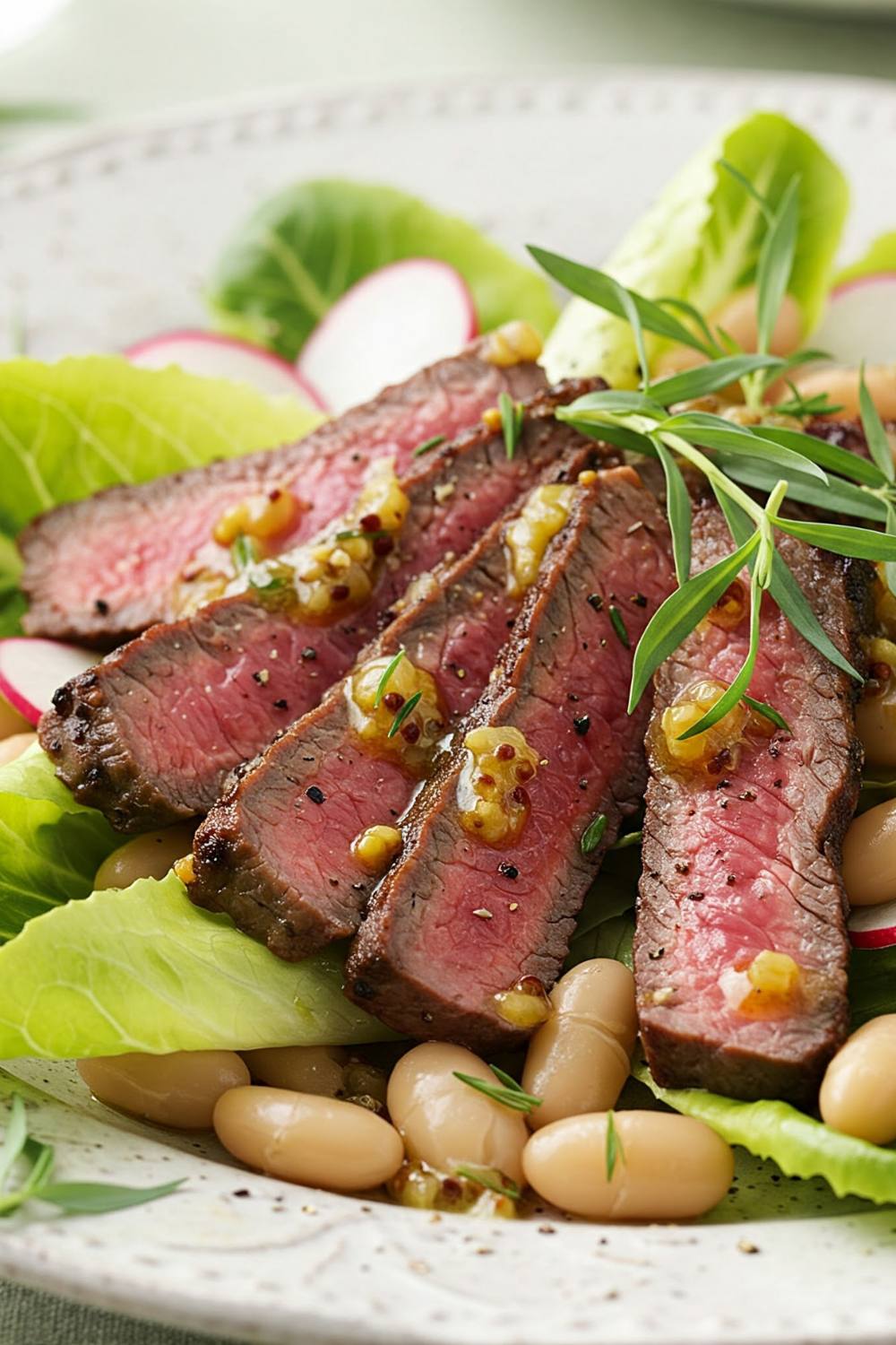 Giada Steak Salad With White Beans And Sweet Shallot Dressing