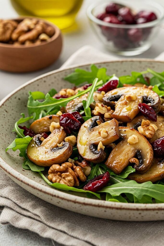 Giada Warm Mushroom Salad Fiorentina