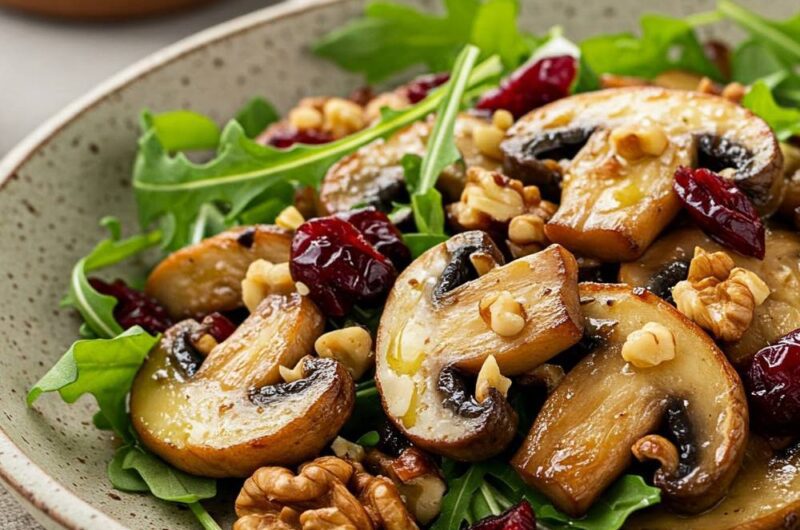 Giada warm mushroom salad fiorentina