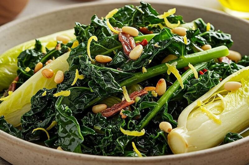 Giada wilted baby kale