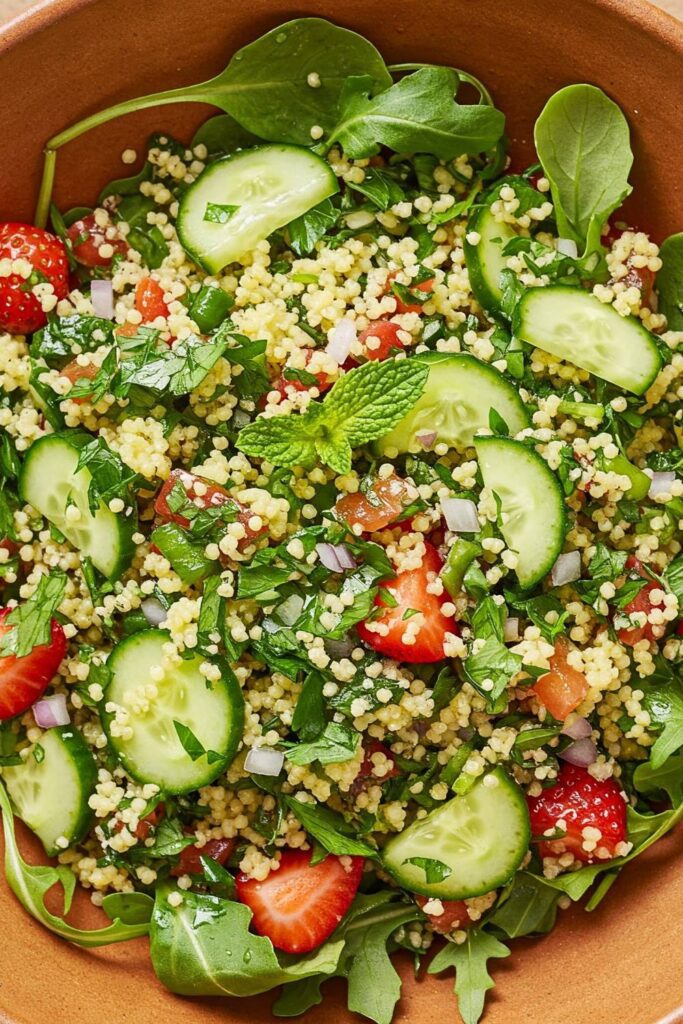 Giada millet tabbouleh salad