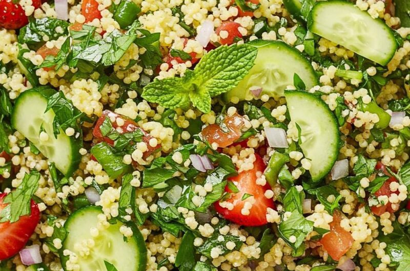 Giada millet tabbouleh salad